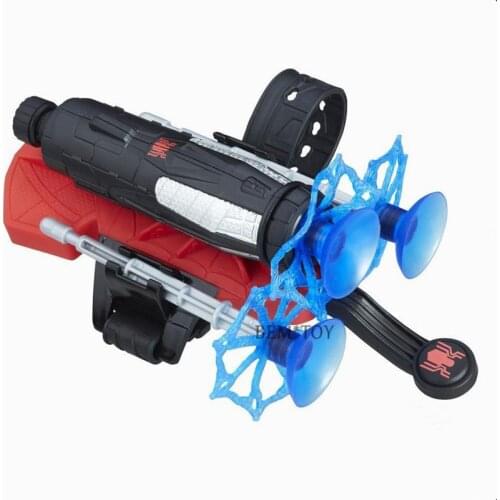 New Spider Man Action Figures Plastic Funny Spiderman Launchers Set Gloves Toys for Children New Years Gift