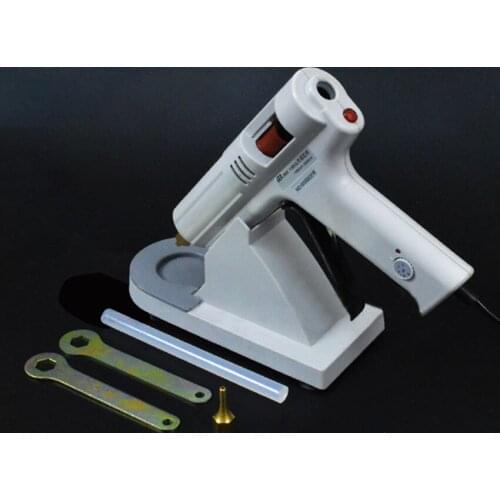 150W Hot Melt Glue Gun Electric Mini Heater With Temperature Control For Manufacture Melting Use Pure Copper Nozzle With Base
