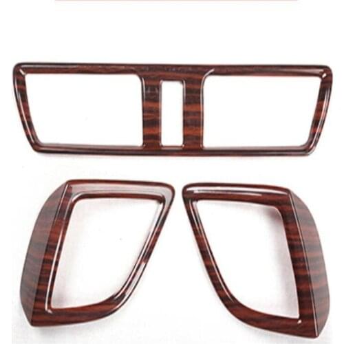 Suitable for Mazda 3 Axela2014 2015 2016 interior modification HIPS mahogany carbon fiber air conditioning air outlet frame