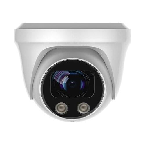 Full Color Warm light 2MP IP Camera Night Vision Audio Camera Outdoor IP67 IP Dome Security Camera