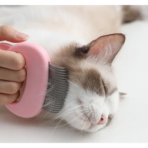 Dog Cat Combs Hair Remover Brush Pet Grooming Tools Dog Massage Comb Brush Remove Loose Hairs Pet Cat Supplies