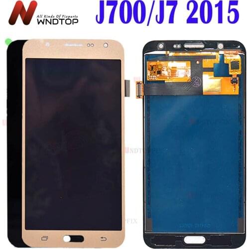 TFT 5.5" For SAMSUNG Galaxy J7 2015 LCD Display Touch Screen Digitizer J700F J700M J700H Replacement samsung J700 LCD + glue