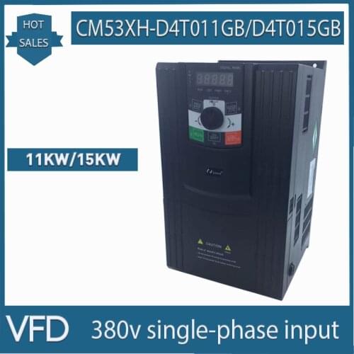 VFD inverter 11KW / 15KW 380V three-phase input inverter CNC spindle motor speed controller CM53XH-D4T011GB/D4T015GB controller