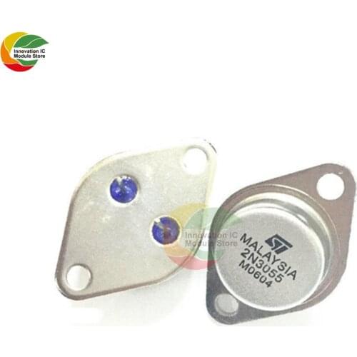 1PCS/Lot 2N3055 Power Transistors NPN TO-3 Metal Case 15A/60V
