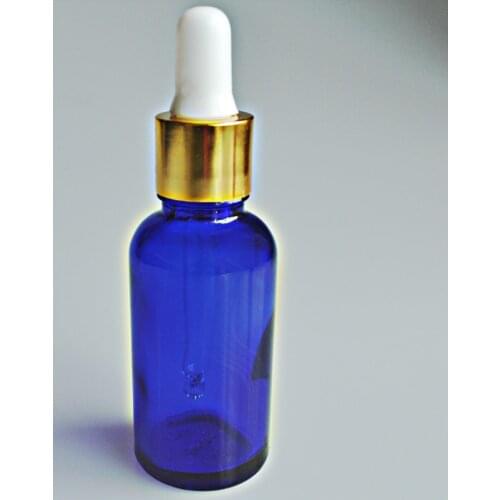 1pc 30 ml Blue Glass Liquid Reagent Pipette Bottle with Eye Dropper Drop Aromatherapy Essential Oll Spray Refillable Bottles