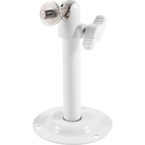 11 cm high white metal wall ceiling mount stand for CCTV surveillance camera