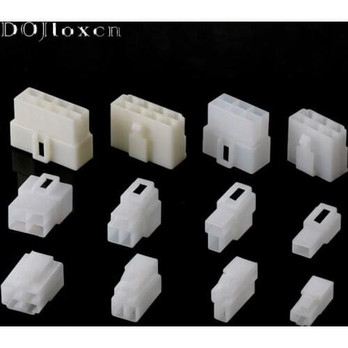 1 Set 6.3 MM Automotive Wiring Plug 1P 2 P 3P 4P 6P 8P 9P 10P12P 14P Male and Female Butt Socket High Current Connector