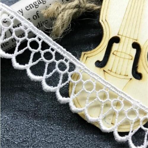 2 Yards Water Drop Shape Lace Trim Wedding Dress Child Ribbon Trimmings Applique Sewing Crafts DIY Patchwork Scrapbooking Decor