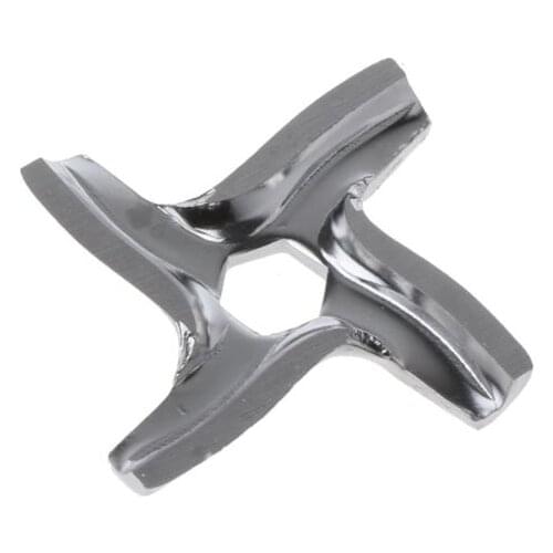 3PCS Stainless Steel Metal Meat Grinder Parts 4 Blade Hexagon Mincer Knife M2EE