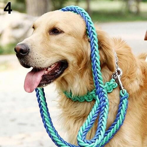 50% Hot Sales!!! Durable Nylon 130cm Leash Traction Rope Collar Harness for Medium Large Dog