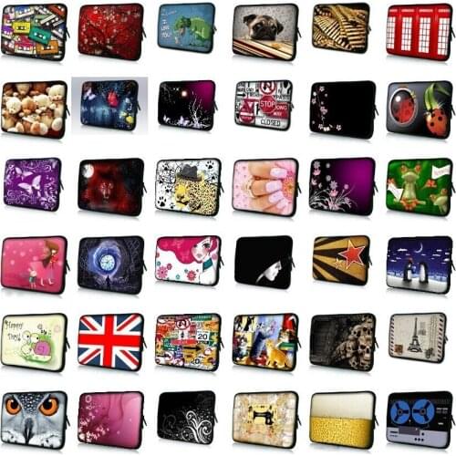 7 10 12 13 13.3 14.4 15.6 17.3 inch Handle Laptop Sleeve Bag Notebook Smart Cover Case PC Handbag For Macbook Air/Pro/Retina #F