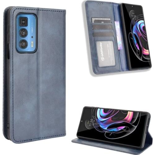 For Motorola Edge S Pro Case Wallet Flip Style Leather Magnet Phone Bag Cover For Motorola Moto Edge S Pro With Photo Frame