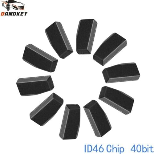 Dandkey 10X New Transponder ID46 Chip PCF7936 40Bits For Honda Hyundai Kia Mitsubishi Nissan Citroen Peugeot Car Key Carbon