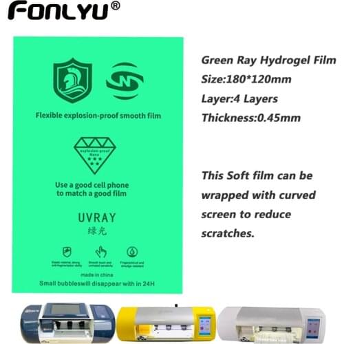 Fonlyu Global SUNSHINE SS-890C Pro Max Flexible Hydrogel Film Curved Flat Front LCD Protective Film For Tablet Jiutu Devia Sheet