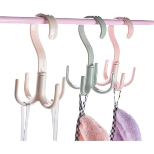 Scarf Clothes Belt Bags Hanger Portable Hanger Home Storage Shelf Hook Hanger Clothespin Hook Cloth Hanger Rack