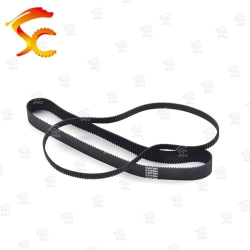 10pcs S2M 384 belt closed loop rubber S2M-384-6mm10mm12mm14mm timing belt Teeth192 Length 384mm for 3D printer