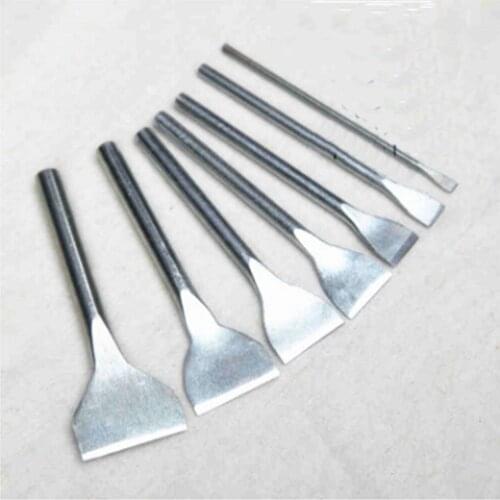 Blade Width 5/10/15/20/25/30/35/40/45mm Flat Sharp Leather Punch Craft Hole Punching Tool Trimming Handworking DIY