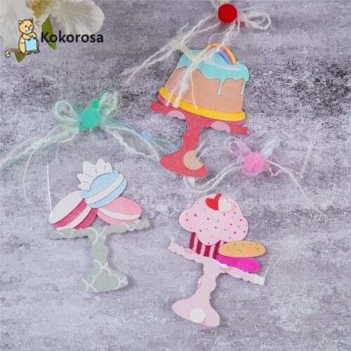 Kokorosa Cake Gourmet Cutting Dies Metal Dies Scrapbooking Album Card Making Embossing Stencil Diecuts New 2021