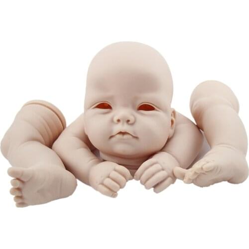 DIY 22 Inch Silicone Reborn Baby Handmade blank lol Doll Kits Realistic BeBe 55CM Reborn Doll Accessories For Kids Toy Kaydora