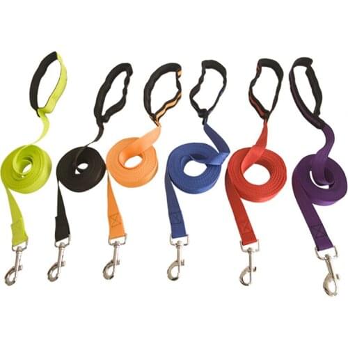 Nylon Dog Leash For Small Medium Large Dog Outdoor Running Walking Training Safe Pet Dog band Collar Harness Leash S\M\L