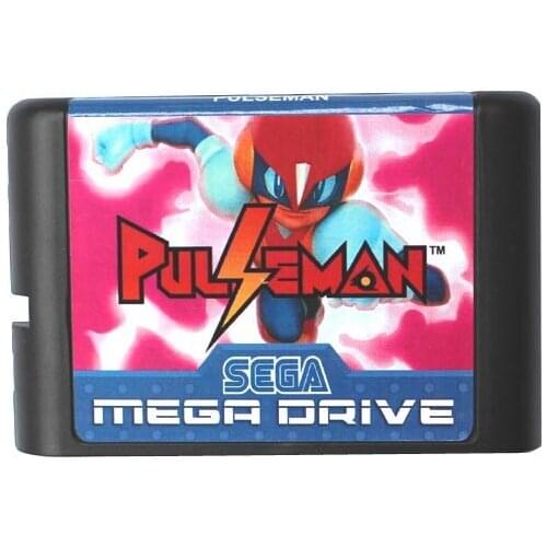 New Arrival Pulseman (Pulse Man) 16 bit MD Game Card For Sega Mega Drive For Genesis