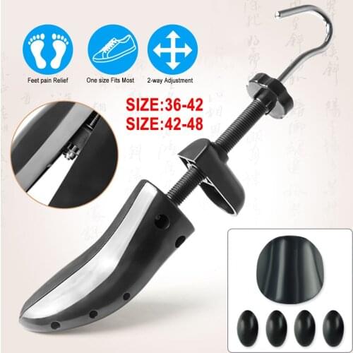 Shoe Tree Adjustable Men Women Shoe Stretcher Plastic Alloy Boot Heels Leather Gym Shoes Adjustable Tree