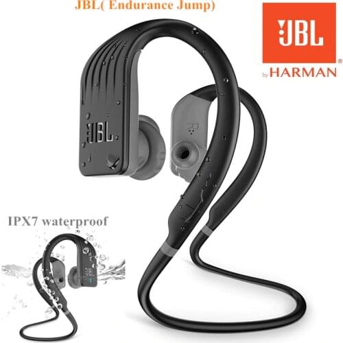 Original JBL Endurance Jump Wireless in-Ear Sport Headphone with One-Button Mic/Remote IPX7 waterproof Prevent falling Headset