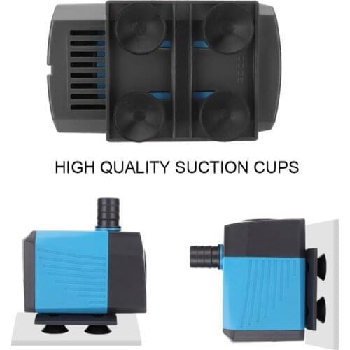 220V-240V Aquarium Submersible Water Pump Fountain Filter Fish Pond Ultra-Quiet Water Pump Tank Fountain 15-60W