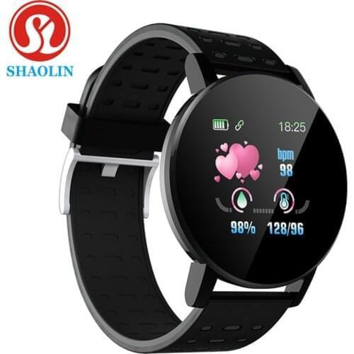 SHAOLIN 19 Smart Bracelet Heart Rate Smart Watch Man Wristband Sport Watches Band Waterproof Smartwatch Android With Alarm Clock