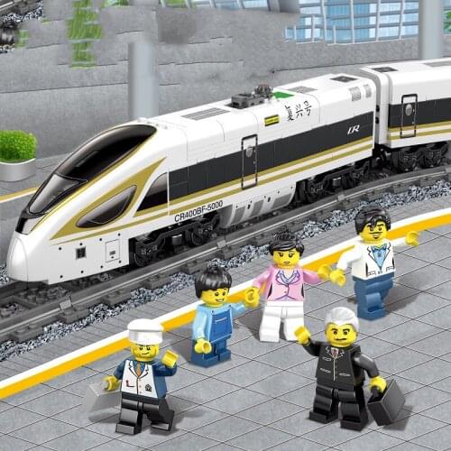 Assembled Building Blocks 98228 Revival Golden Phoenix Train Assembly Model Toy Gifts