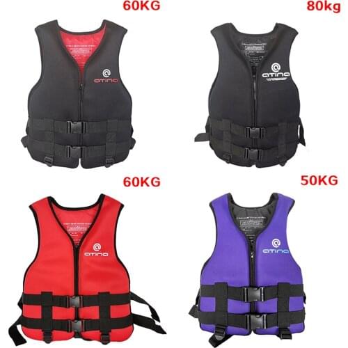 Adult And Children Neoprene Life Jackets For Outdoor Water Skiing Swimming Fishing Kayaking Rafting Surfing Life Jackets 2021
