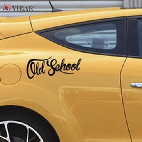 Old School Car Sticker Auto Euro Vinyl Oldstyle Vintage Vinyl Decals Waterproof