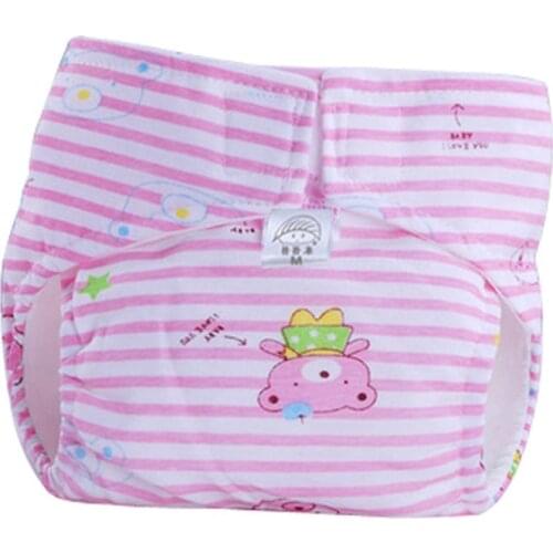 Baby Cloth Diaper Cover Washable Reusable Nappies Cartoon Style for Infant Toddler Girls Kids 0-12 Months