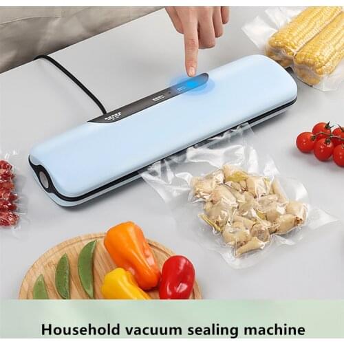 Vacuum Food Sealers Household Packaging Machine Automatic Vacuum Seal Bags Pumping Machine Food Preservation Kitchen Motor