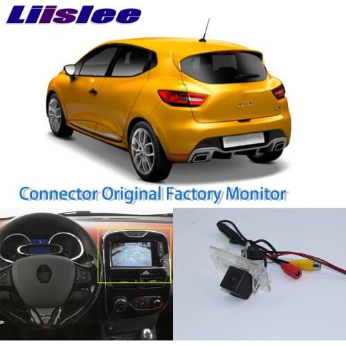 LiisLee High Quality Rear View Back Camera For Renault Clio 4 IV 2012 ~ 2018 Connect Original Factory Screen Monitor