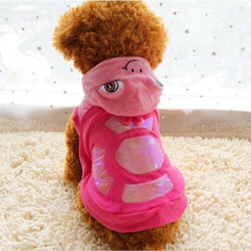 Animal Tortoise Dog Coats Coral Velvet Winter Dog Clothes Winter XS-XL Jackets Dog Costume Pet Clothes High Quality