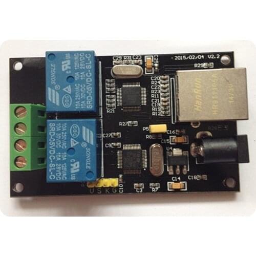 2 Relay / Ethernet relay / smart home / remote control / network relay Remote Switch