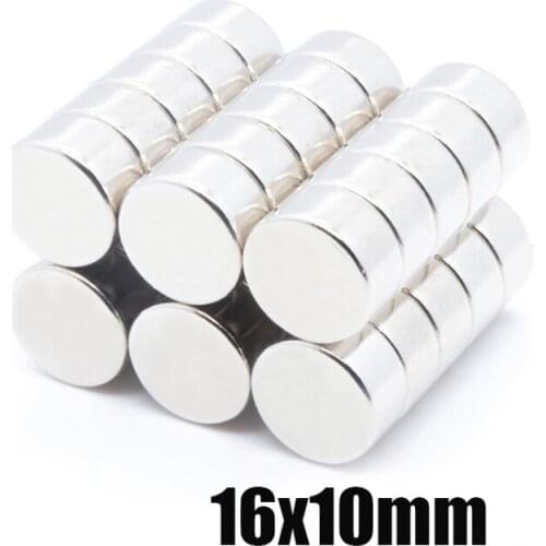 3pcs16x10mm N50 Neodymium Magnets Rare Earth Round Supper Strong Grade