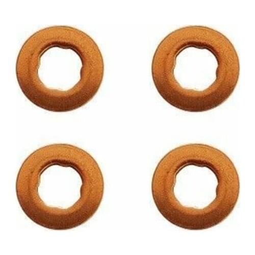 4 x Injector Copper Washer Seals O-Ring for PEUGEOT For CITROEN 1.6 HDI DV6