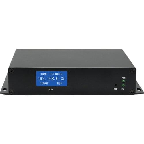 4K H.265 HDMI+VGA+CVBS Video Decoder with LED