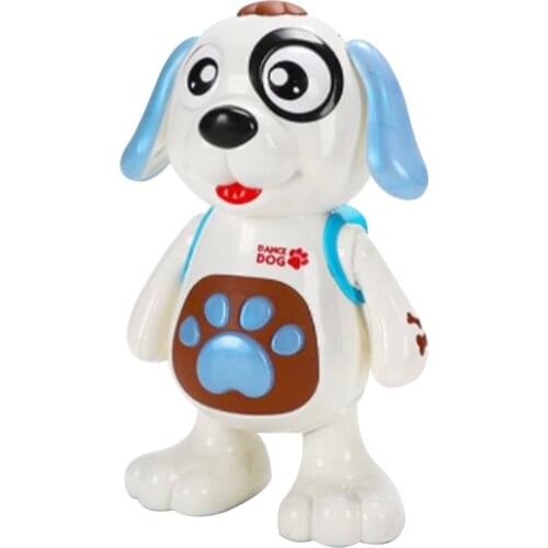 Electric Music Light Dance Walk Robot Dog Toy Without Battery Puppy Bounce Interesting Bionic Function Toy
