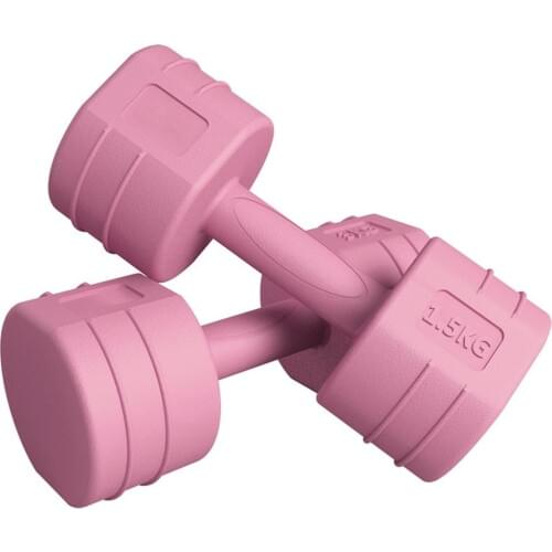 1 Pair Multifunctional Dumbbell Professional Rubber Anti-Dumbbell Knurled Ergonomic Handle Solid Cast Iron Core Dumbbell