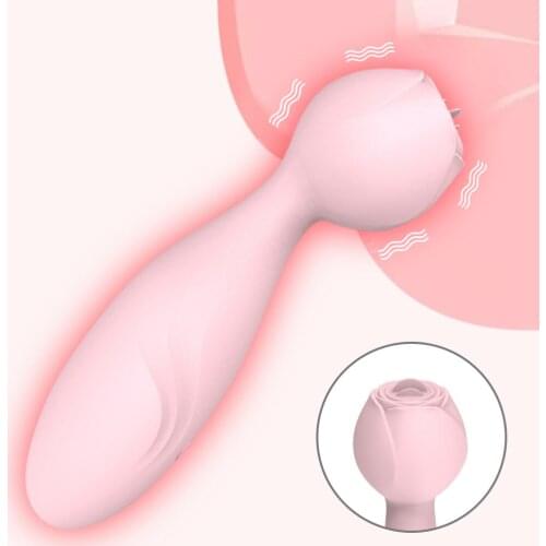 Tongue Lick AV Vibrators G Spot Massager Couples Vibrators Sucker Nipple Oral Licking Clit Stimulation Erotic For Women Sex Toys