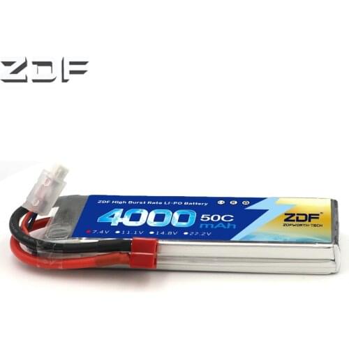 ZDF Lipo Battery 7.4V 4000mAh 50C 2S Battery lipo RC Packs with Deans T XT60 EC5 Plug for RC Truck RC Car Losi Traxxas Slash