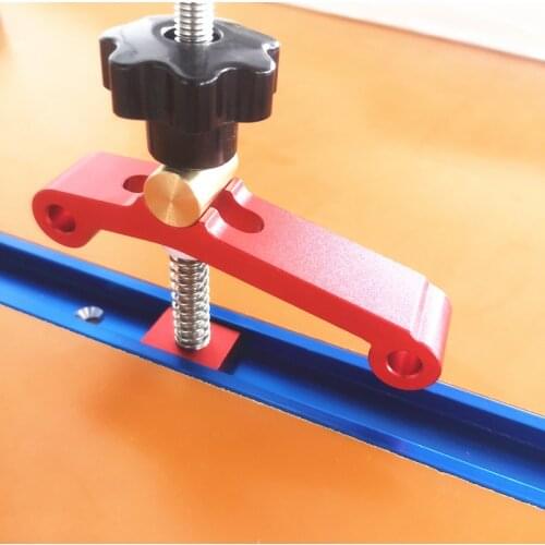 Upgraded Aluminum alloy T-track Clamping Blocks Woodworking Jig Universal T slot Clamping Blocks Platen Woodworking tools
