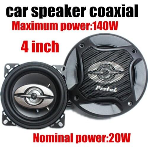 Hot sale New Arrival Selling coaxial car Speaker 12V MAX music power 140W High Quality Speakers 4 inch car stereo speaker audio