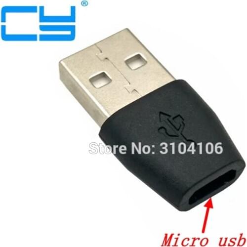 USB2.0 A Type Male to Micro USB 2.0 B Type 5 Pin Female Adapter Converter Connector for samsung xiaomi huawei phone