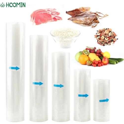 12/15/20/25/28 cm x 5m Vacuum Food Vegetable Meat Fresh Bag Storage Bag Food Vacuum Bag For Vacuum Sealer Kitchen Tools