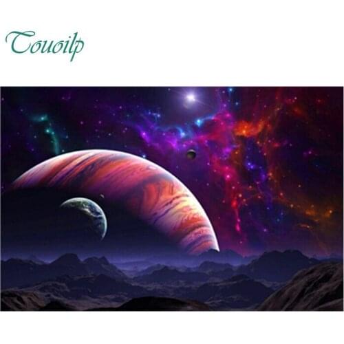 Full drill action diamond painting pattern planet cross stitch embroidery paintings 5d full diamond picture round&Square