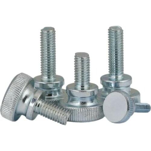 M8 high head knurled thumb screw knurled stepped screw adjusting bolt
